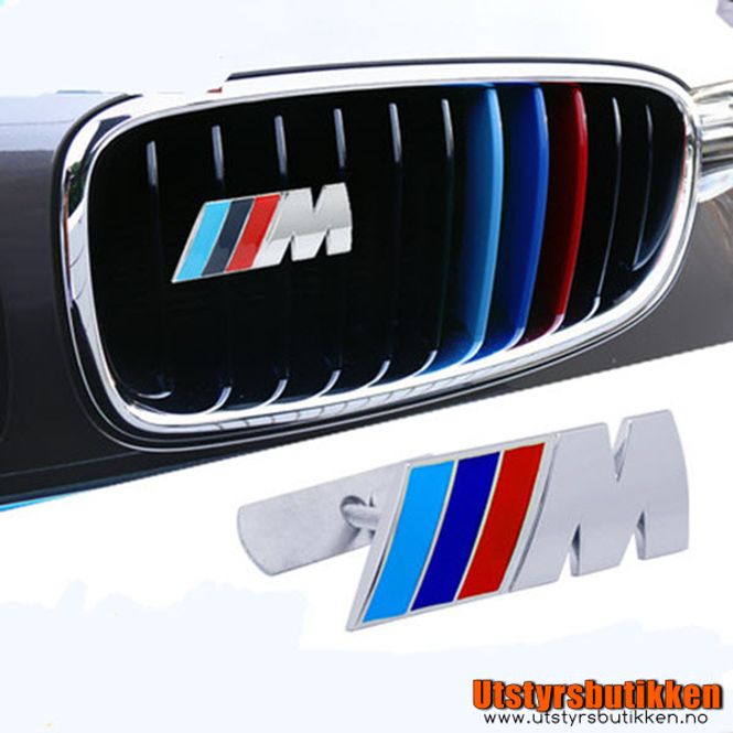 Hovedbilde BMW M-Sport grill-emblem chrome