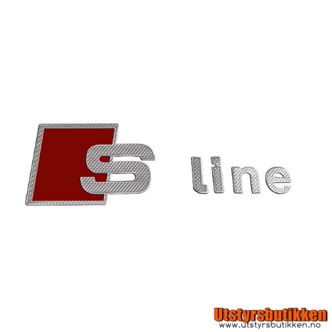 Hovedbilde Audi S-line Sticker 3,4x1,0