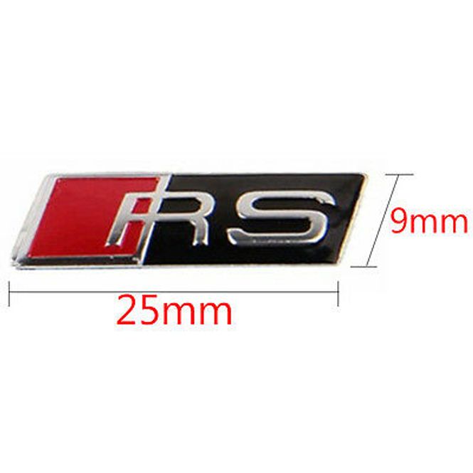 Hovedbilde Audi RS Emblem 2,0x0,9