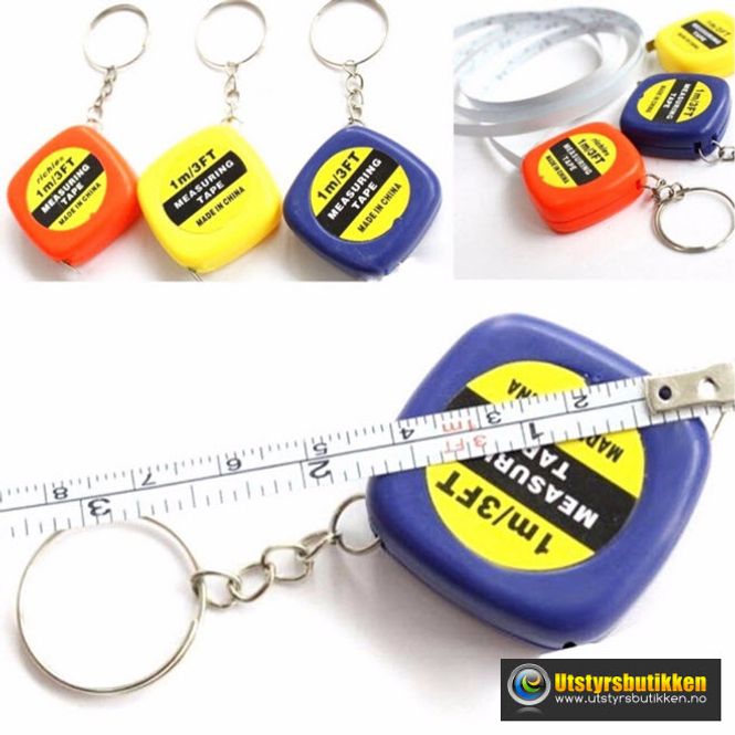 Hovedbilde Nøkkelring Målebånd