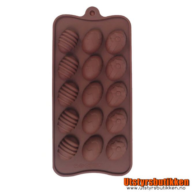 Hovedbilde Silikonform Konfekt Egg - SilikoLove