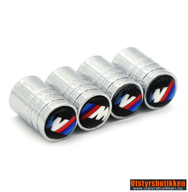 Hovedbilde Ventilhetter BMW M-Teknikk - 4 pk rund chrome